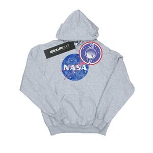 NASA Mens Insignia Logo Hoodie / Sports Grey